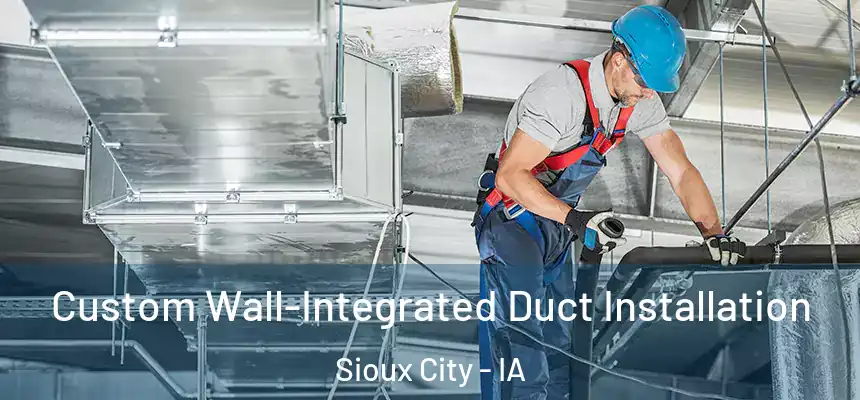 Custom Wall-Integrated Duct Installation Sioux City - IA
